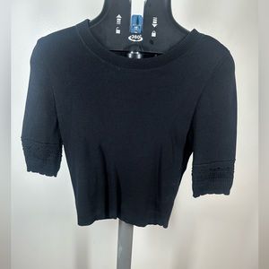 Sandro Paris Crop Top Sweater